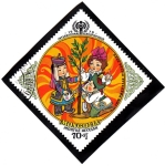 Stamps : Asia : Mongolia :  Año internacional del niño