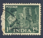 Stamps India -  oficio