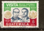 Stamps Guatemala -  PRESIDEDNTES  DÍAZ  ORDAZ  Y  MENDEZ  MONTENEGRO