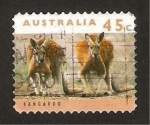 Sellos de Oceania - Australia -  canguros