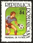 Stamps : America : Dominican_Republic :  mundial de futbol