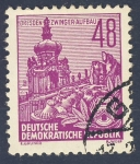 Stamps : Europe : Germany :  DDR Dresden Zwinger Aufbau