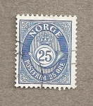 Stamps Norway -  Escudo y cifra