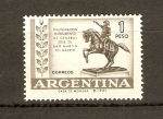 Stamps Argentina -  ESTATUA  DE  SAN  MARTÍN