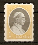 Stamps : America : Argentina :  PAPA  PÍO  XII