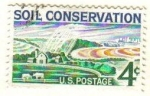 Stamps United States -  USA 1959 Scott 1133 Sello Conservación del Suelo usado