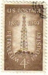 Stamps United States -  USA 1959 Scott 1134 Sello Industria del Petroleo usado