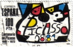 Sellos del Mundo : Europa : España : Homenaje a Pablo Ruiz Picasso