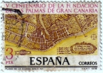 Stamps Spain -  V centenario de la fundación de las Palmas de Gran Canaria