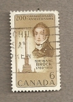 Stamps Canada -  200 Aniv Sir Isaac Brock