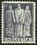 Stamps Switzerland -  358 - Monumento, en el Parlamento de Berna