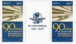 Sellos de America - M�xico -  90 aniversario periodico El Universal