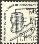 Stamps United States -  1180 - Pluma y Tintero