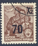 Stamps : Europe : Germany :  DDR Paz y familia