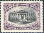 Stamps Europe - Spain -  ESPAÑA 1916 FR12 Sello Nuevo Centenario Muerte Cervantes Congreso de los Diputados