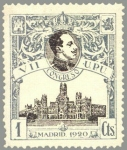 Sellos de Europa - Espaa -  ESPAÑA 1920 297 Sello Nuevo VII Congreso de la UPU Alfonso XIII y Palacio Comunicaciones Madrid 1c c