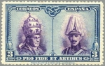 Stamps Europe - Spain -  ESPAÑA 1928 421 Sello Nuevo Pro Catacumbas de San Dámaso en Roma Serie para Santiago 3c