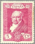 Stamps Spain -  ESPAÑA 1930 502 Sello Nuevo Quinta de Goya Expo Sevilla Francisco de Goya y Lucientes 5c