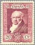 Stamps Spain -  ESPAÑA 1930 506 Sello Nuevo Quinta de Goya Expo Sevilla Francisco de Goya y Lucientes 20c