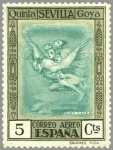 Stamps Spain -  ESPAÑA 1930 517 Sello Nuevo Quinta de Goya en Expo de Sevilla Buen Viaje 5c