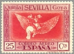 Stamps Spain -  ESPAÑA 1930 522 Sello Nuevo Quinta de Goya en Expo de Sevilla Disparate Volante 25c