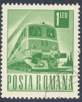 Stamps Romania -  locomotora