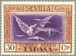 Sellos de Europa - Espa�a -  ESPAÑA 1930 523 Sello Nuevo Quinta de Goya en Expo de Sevilla Disparate Volante 30c