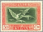 Sellos de Europa - Espa�a -  ESPAÑA 1930 525 Sello Nuevo Quinta de Goya en Expo de Sevilla Disparate Volante 50c