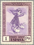Stamps Spain -  ESPAÑA 1930 526 Sello Nuevo Quinta de Goya en Expo de Sevilla Volaverunt 1pta