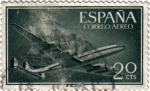 Stamps Spain -  Superconstellation y Nao 