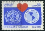 Stamps Uruguay -  Saluda Cardiaca