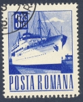 Stamps : Europe : Romania :  barco
