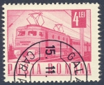 Stamps Romania -  tren electrico