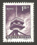 Sellos de Europa - Hungr�a -  torre de radio de miskolc