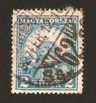 Stamps Hungary -  corona real