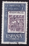 Stamps Spain -  V centenario de la imprenta