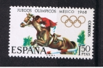 Stamps Spain -  Edifil  1886  X IX Juegos Olímpicos en Méjico  