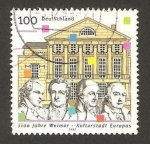 Stamps Germany -  1100 anivº de Weimar