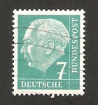 Stamps Germany -  65 A - Presidente Thedore Heuss