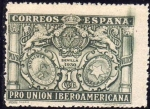 Stamps Spain -  ESPAÑA 1930 566 Sello Nuevo Pro Union Iberoamericana Sevilla Escudos de España Bolivia y Paraguay 1c