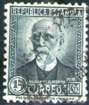 Stamps Spain -  ESPAÑA 1931 657 Sello º Nicolás Salmeron 15c c/numero de control al dorso República Española