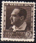 Stamps Europe - Spain -  ESPAÑA 1933 681 Sello º Personajes Vicente Blasco Ibañez 5c Republica Española