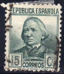 Stamps Europe - Spain -  ESPAÑA 1933 683 º Personajes Concepcion Arenal 15c Republica Española