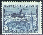 Stamps Spain -  ESPAÑA 1938 769 Sello Nuevo Autogiro La cierva C-30 2p c/s charnela República Española