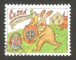 Stamps Czech Republic -  528 - Pascua, conejo llevando un huevo decorativo