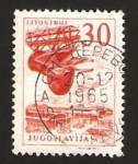 Sellos de Europa - Yugoslavia -  litostroj