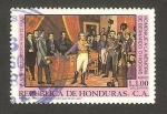 Stamps Honduras -  homenaje a bernardo o'higgins