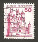 Stamps Germany -  764 A - Castillo de Neuschwanstein