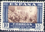 Sellos de Europa - Espa�a -  ESPAÑA 1938 889 Sello Nuevo Ruinas de Belchite 10+5c