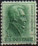Stamps United States -  USA 1963 Scott 1209 Sello Presidente 7º Andrew Jackson (15/03/1767-08/06/1845) usado Estados Unidos 